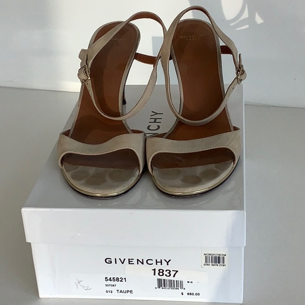 Givenchy Women’s Taupe Suede Heels Size 9.5 US